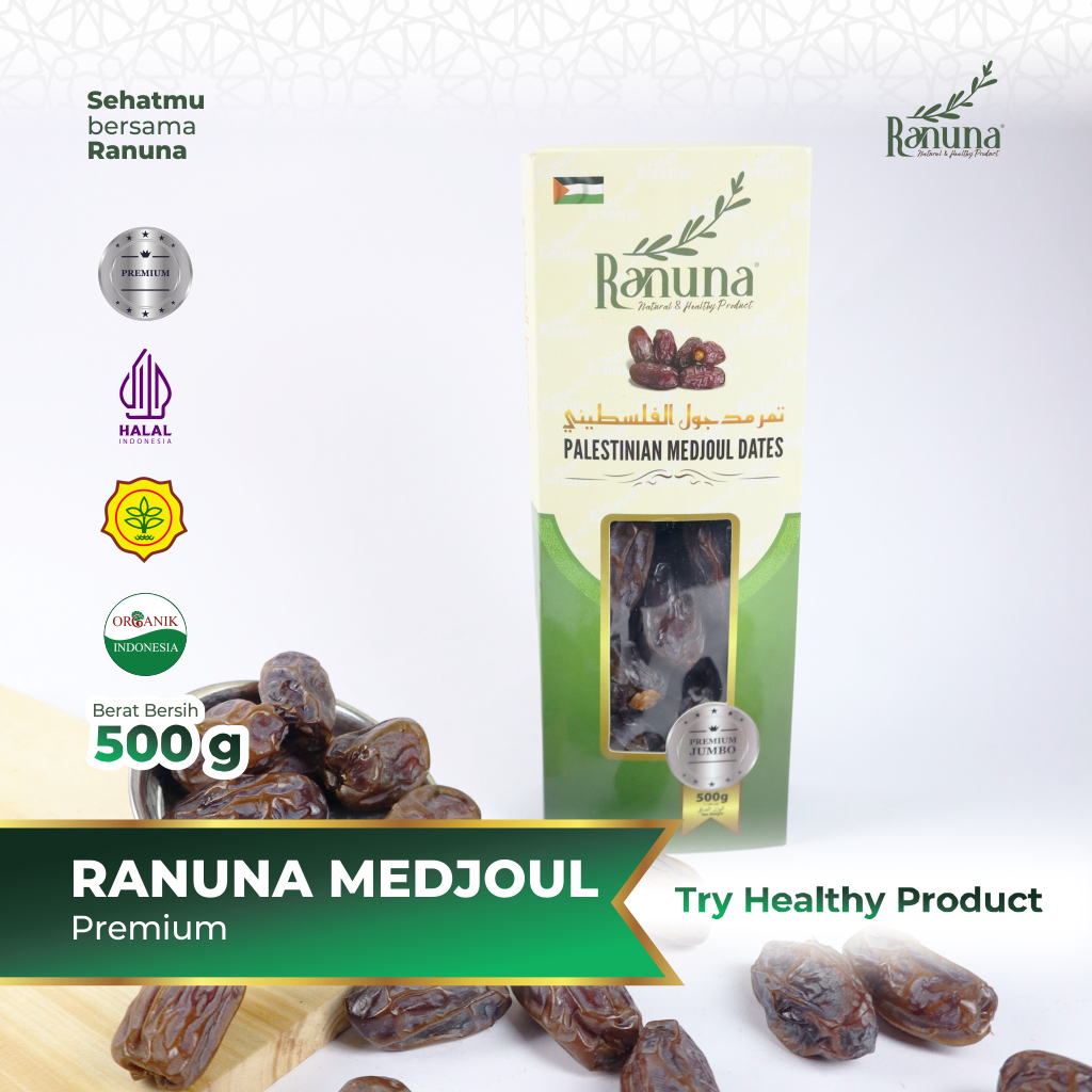 

Ranuna - Kurma Medjool Jumbo 500 Gram Premium Organic High Quality