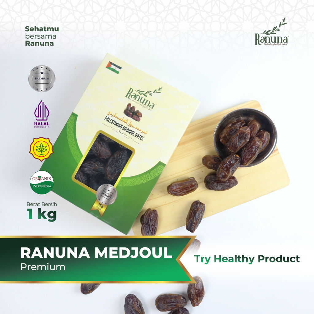 

Ranuna - Kurma Medjool Jumbo 1 Kg Premium Organic High Quality