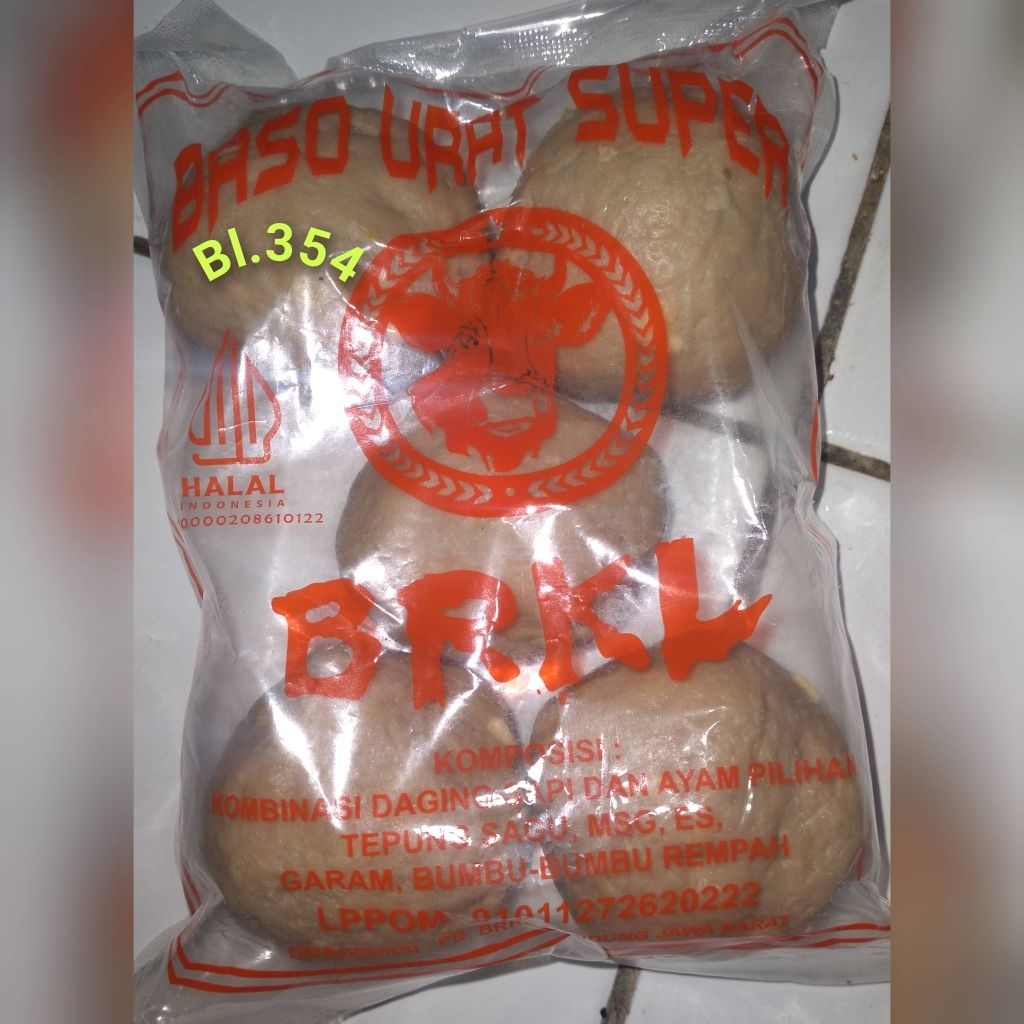 

Bakso urat super/bakso kombinasi/bakso BRKL/bakso brekele jumbo isi 5