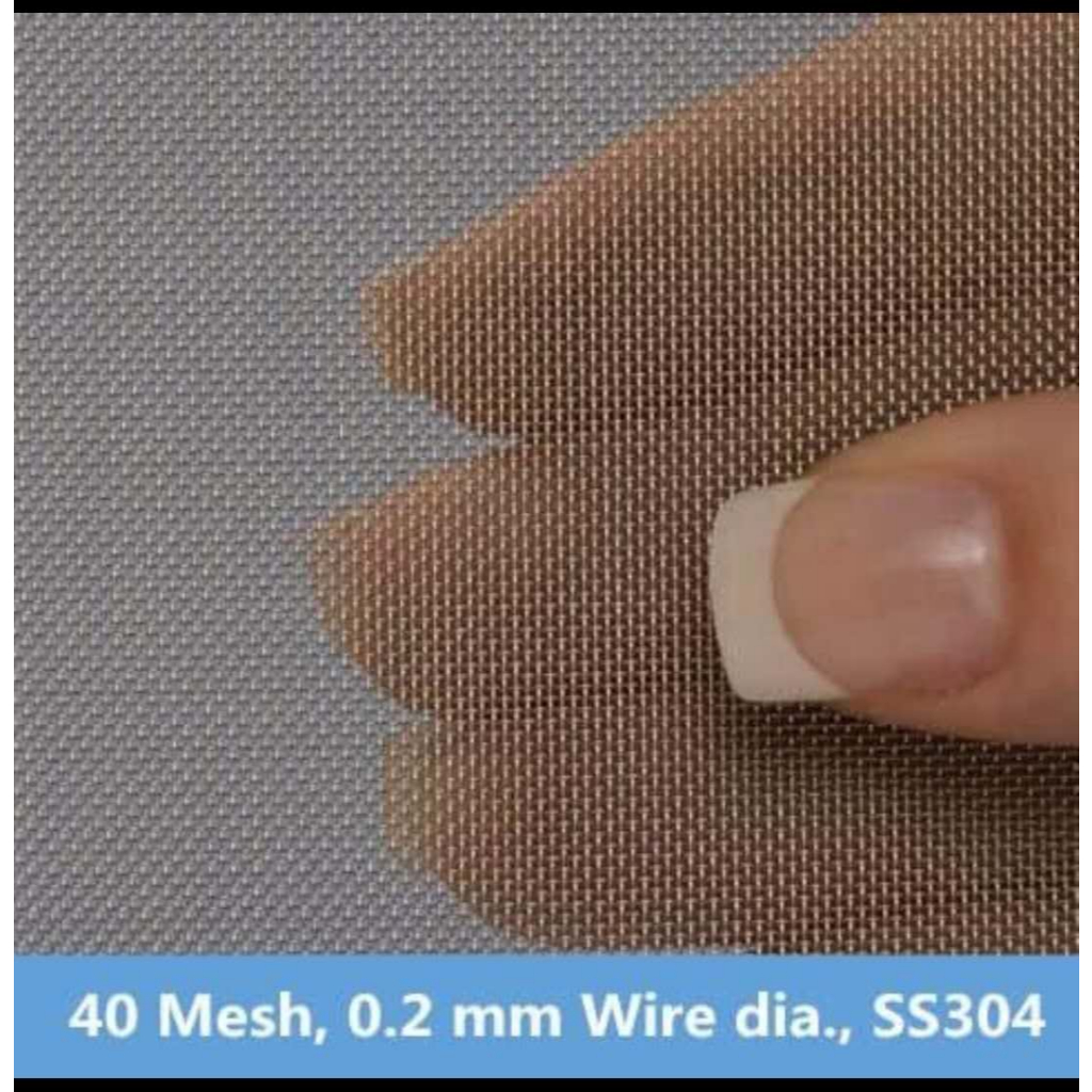 Wire Mesh Stainless 304 Mesh 40 x 0.20 mm