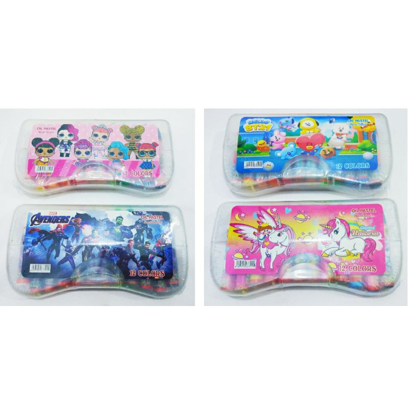 

Crayon Besar 12 Warna / Oil Pastel / Krayon Set Murah Anak Anak Lucu / Crayon