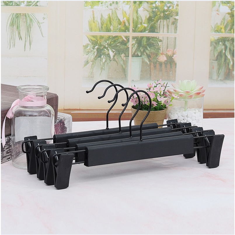 30pcs Hanger Jepit Bahan Plastik Gantungan Baju dan Celana dengan Penjepit Hanger Jepit Multifungsi