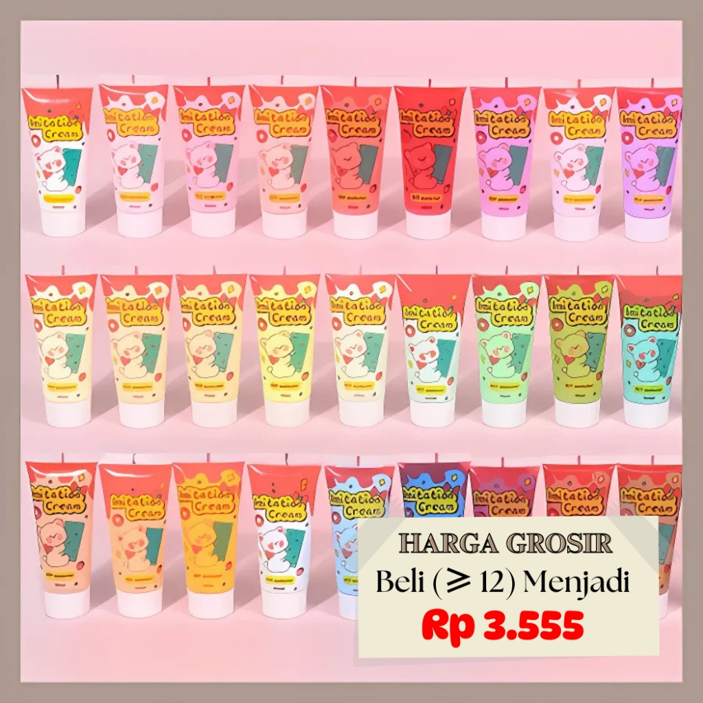 

Simulation Cream DIY Lem Cream Clay Colorful Glue Lem Warna Warni 50 ML 1 PC