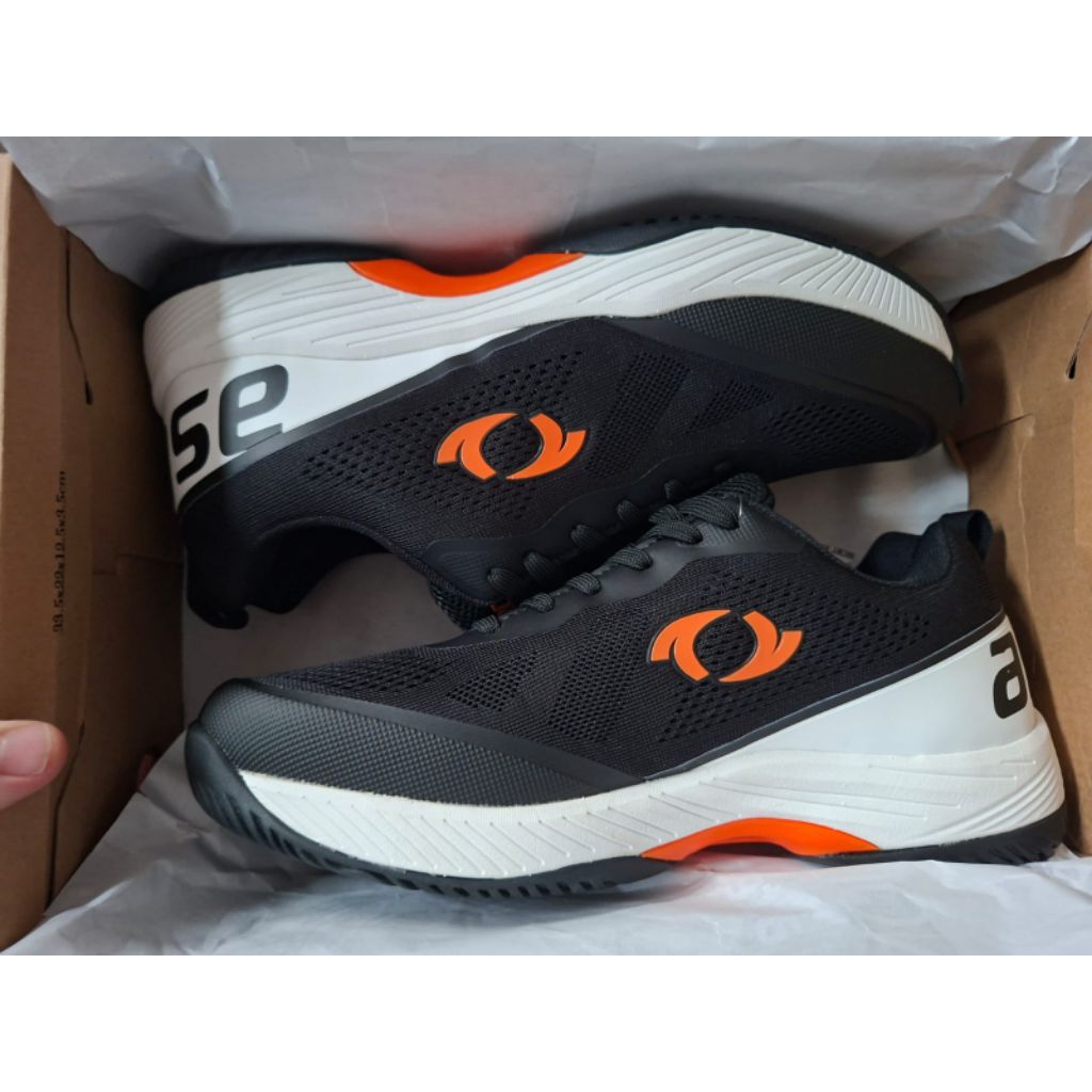 Sepatu Badminton Astec Keystone Black Badminton Shoes Astec Keystone Hitam