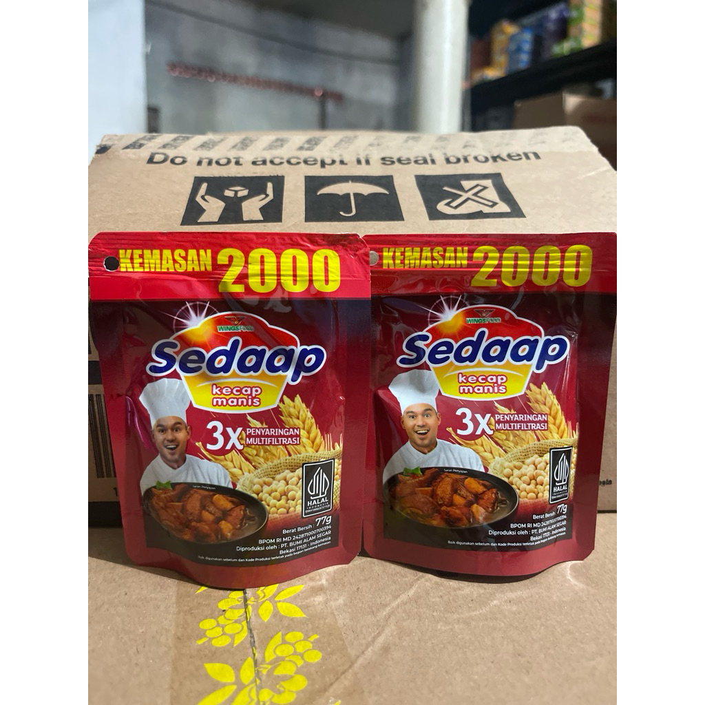 

Kecap sedap kecap manis 1karton 48pcs 77gr