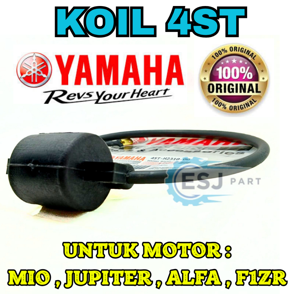 KOIL/COIL YAMAHA KODE-5TP/4ST ASLI ORIGINAL YAMAHA VEGA,FIZR, MIO, XEON KUALITAS ORIGINAL ASLI YGP..
