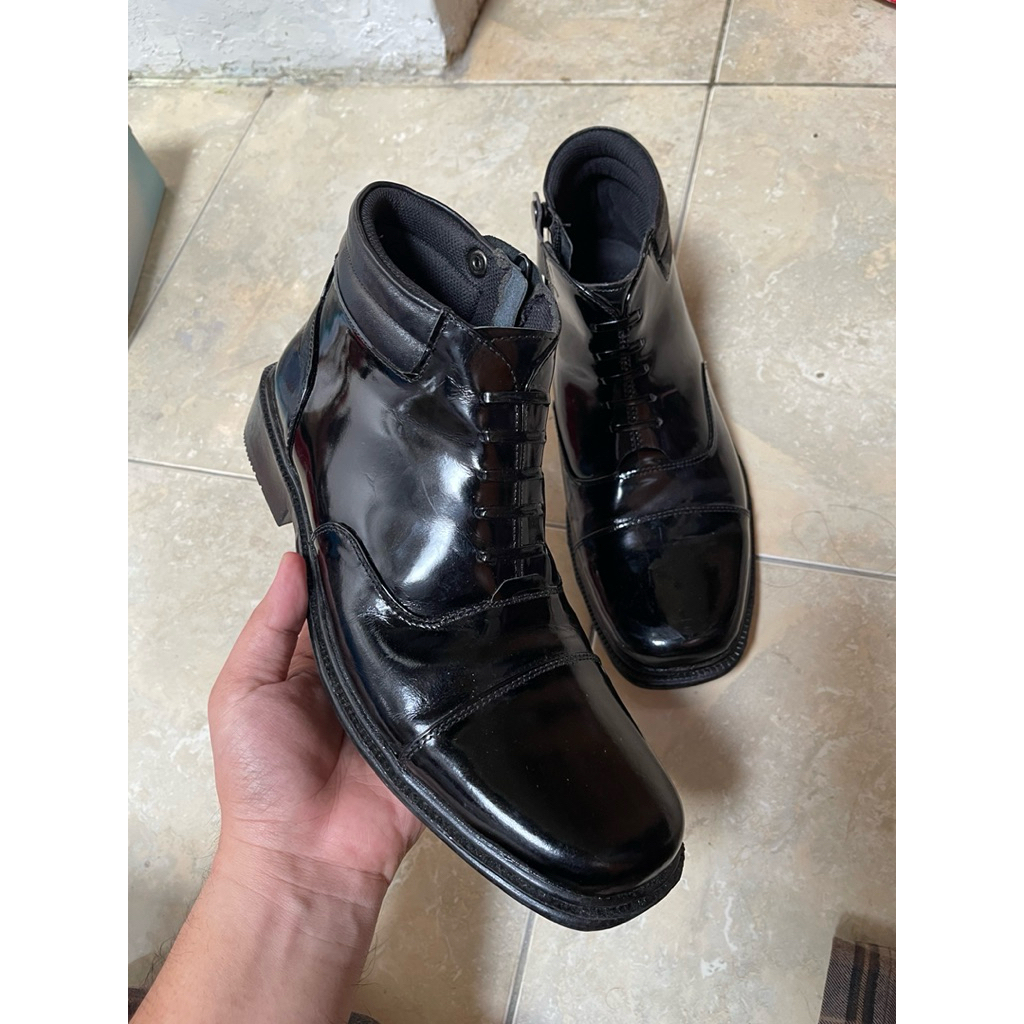 Sepatu Pdh kulit asli tni/polri