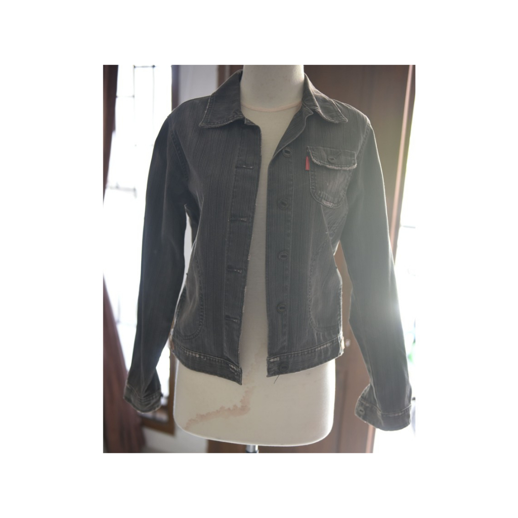 [Preloved] Jaket Jeans Lee Cooper Branded Original + Bonus Hijab