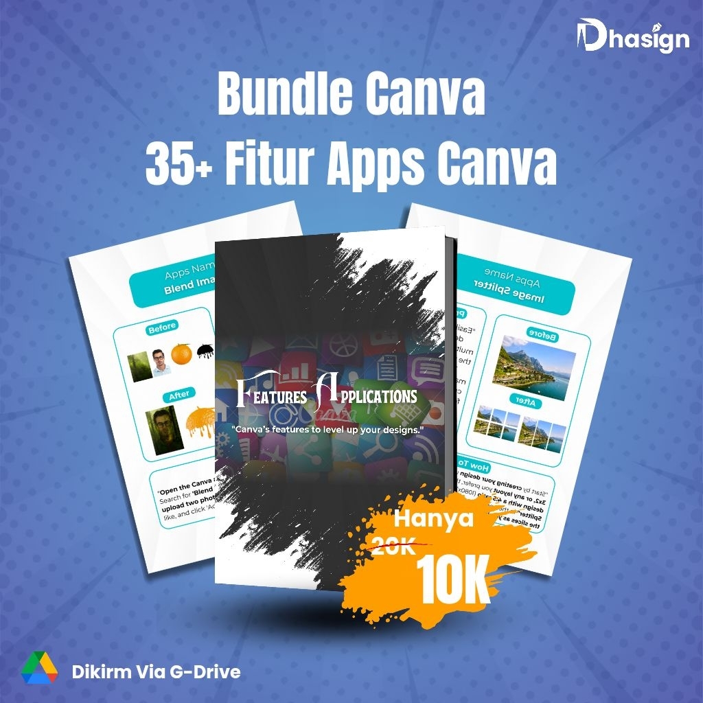 Bundle Canva Fitur apps Canva | Template Canva | Template Desain