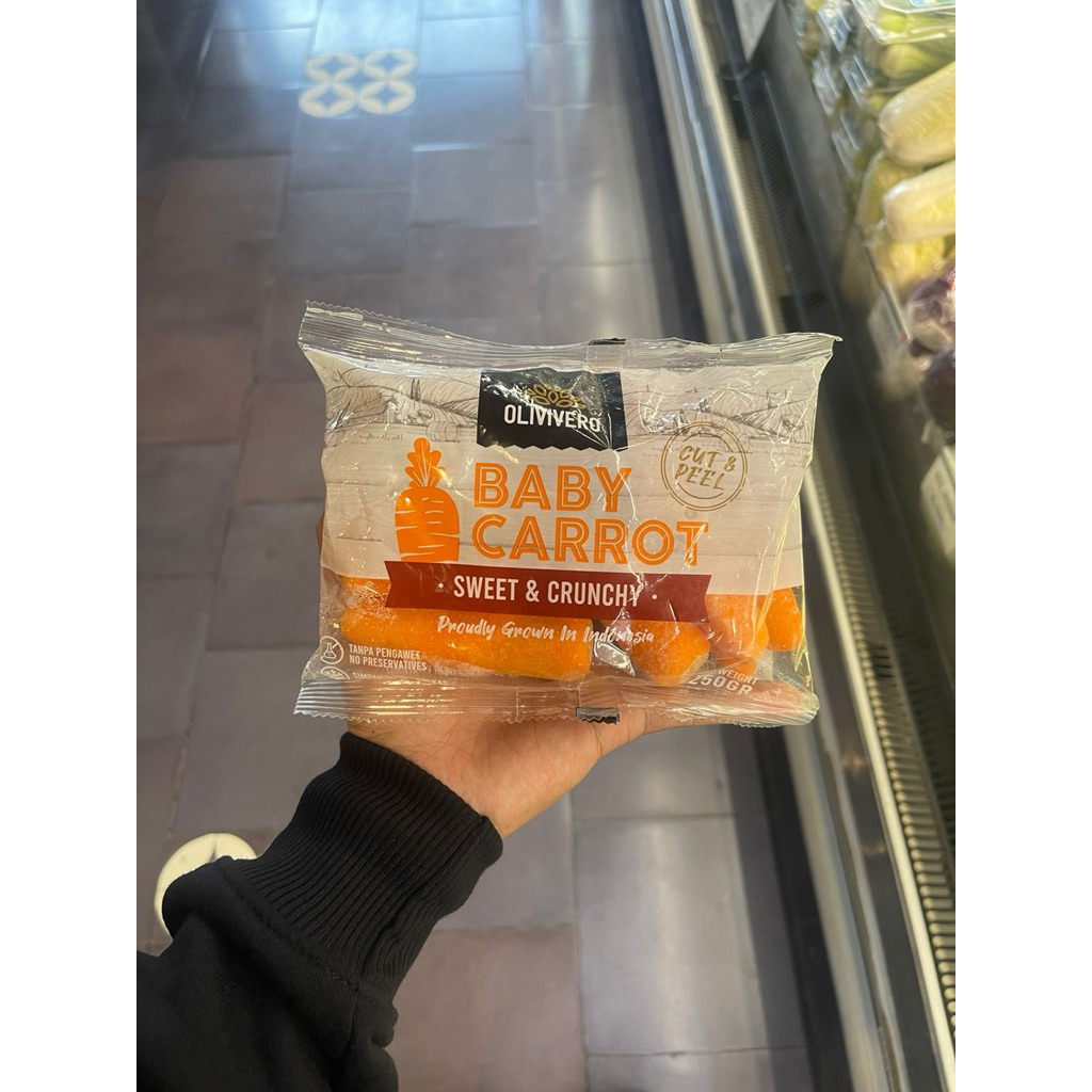 

Wortel Baby Premium | Sweet & Crunchy 250gr Oliviero