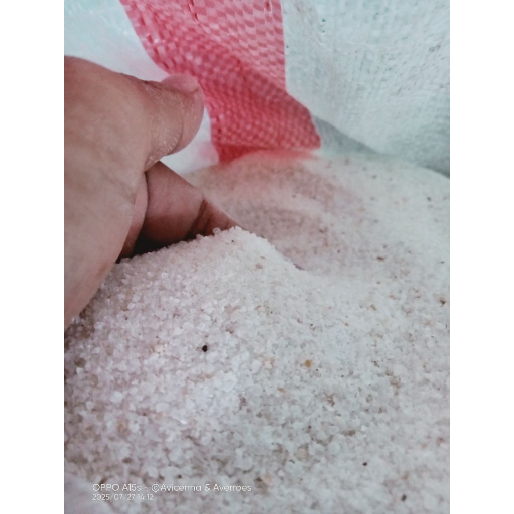 Pasir Silika Putih 1 mm Kemasan Karung 20 kg