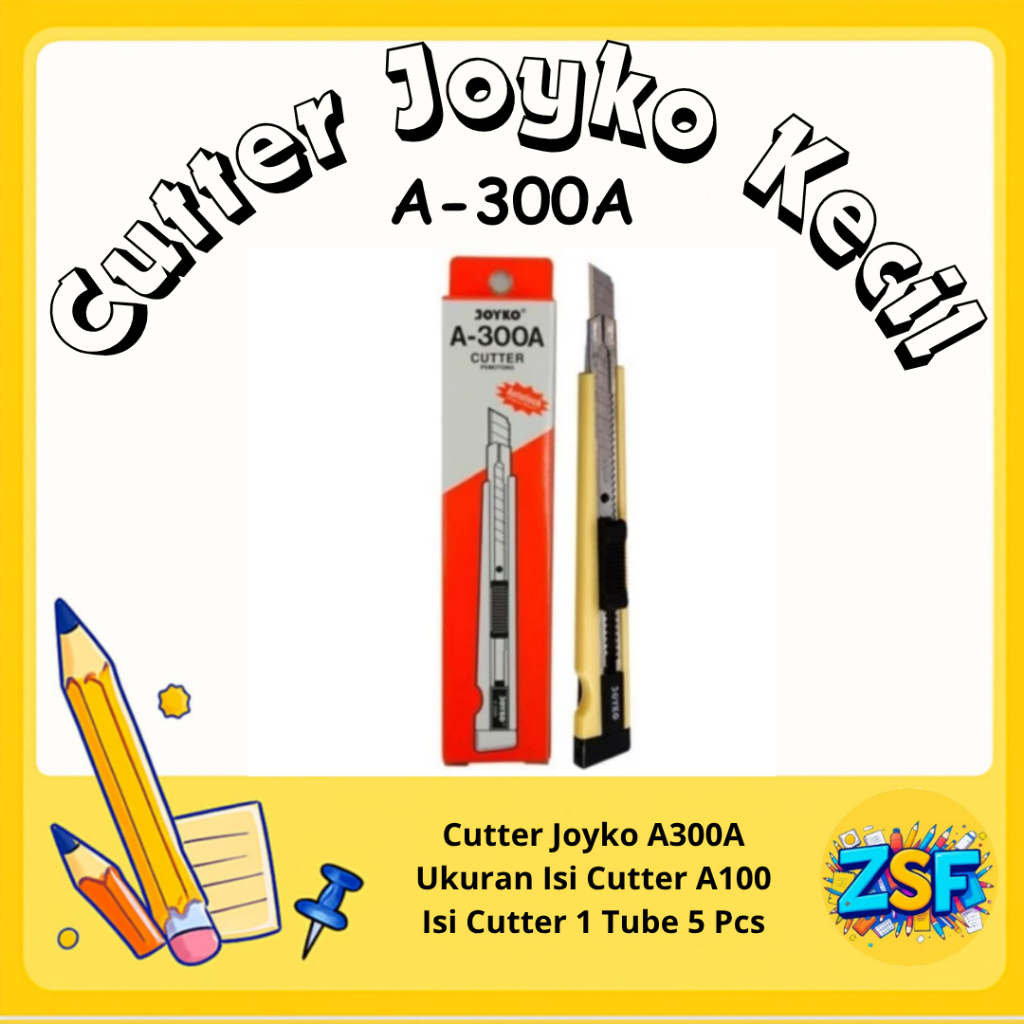 

Isi Cutter Kecil Isi Cutter Joyko A-100 Kater Joyko A-300A Cuter Joyko A-300A