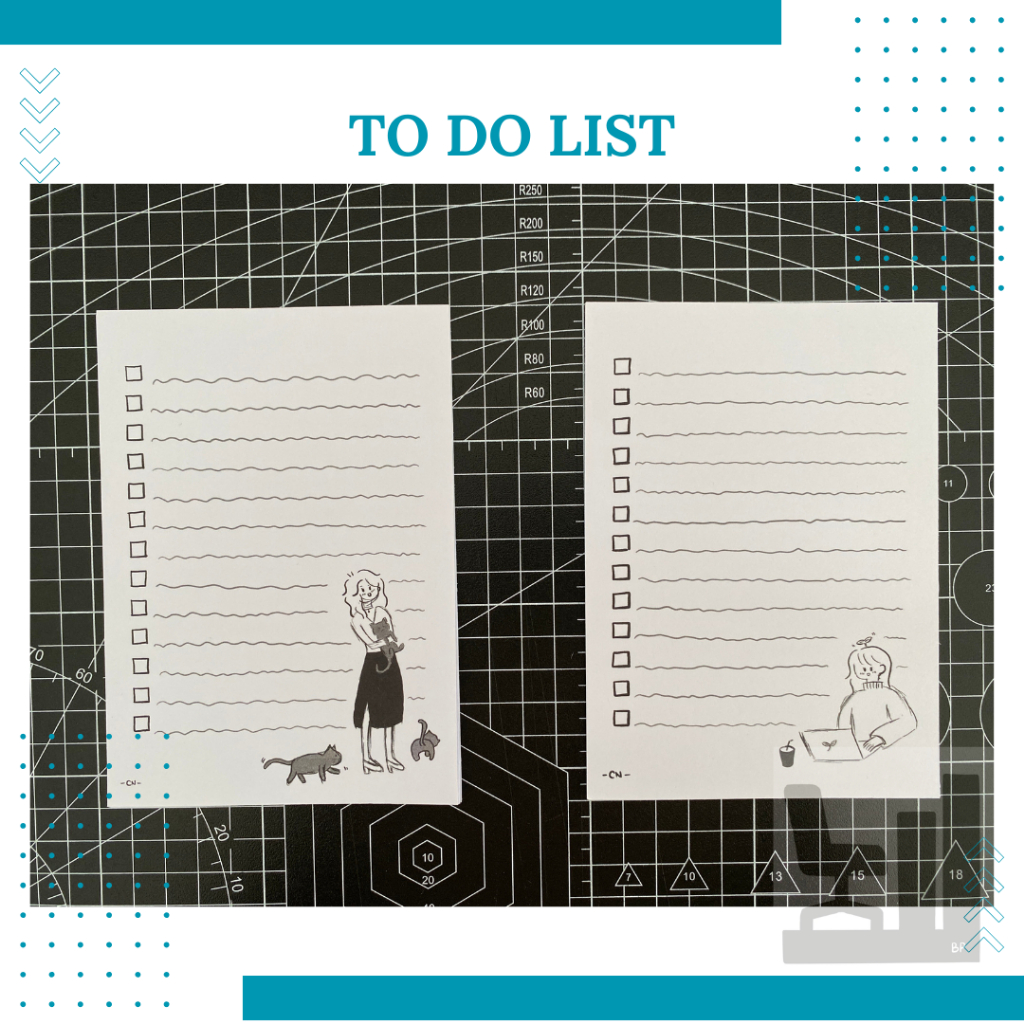 

To do List | Memo Pad | Kertas Memo | Kertas check list bergambar lucu aesthetic A6 75gsm murah