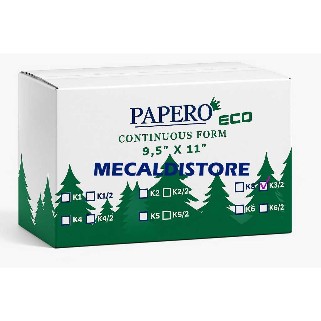 

GROSIR!!! KERTAS CONTINUOUS FORM PAPERO 9.5 X 11 3PLY KERTAS KOMPUTER PAPERO FAKTUR SURAT JALAN NCR RANGKAP 3 (1 BOX)