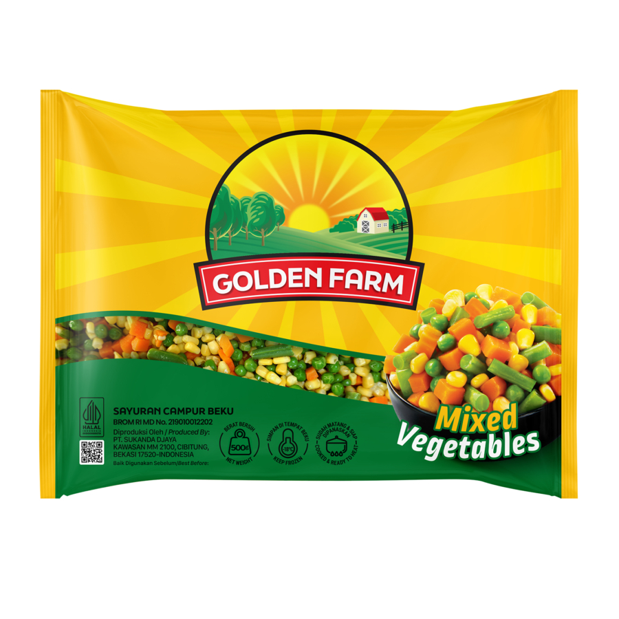 

GOLDENFARM MIX VEGETEBLE 500 GRAM