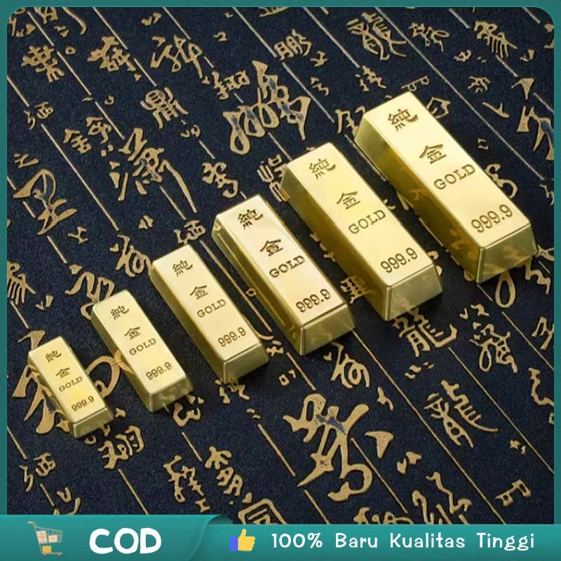 Emas Batang Emas Batangan Palsu Emas Mainan Mainan Emas