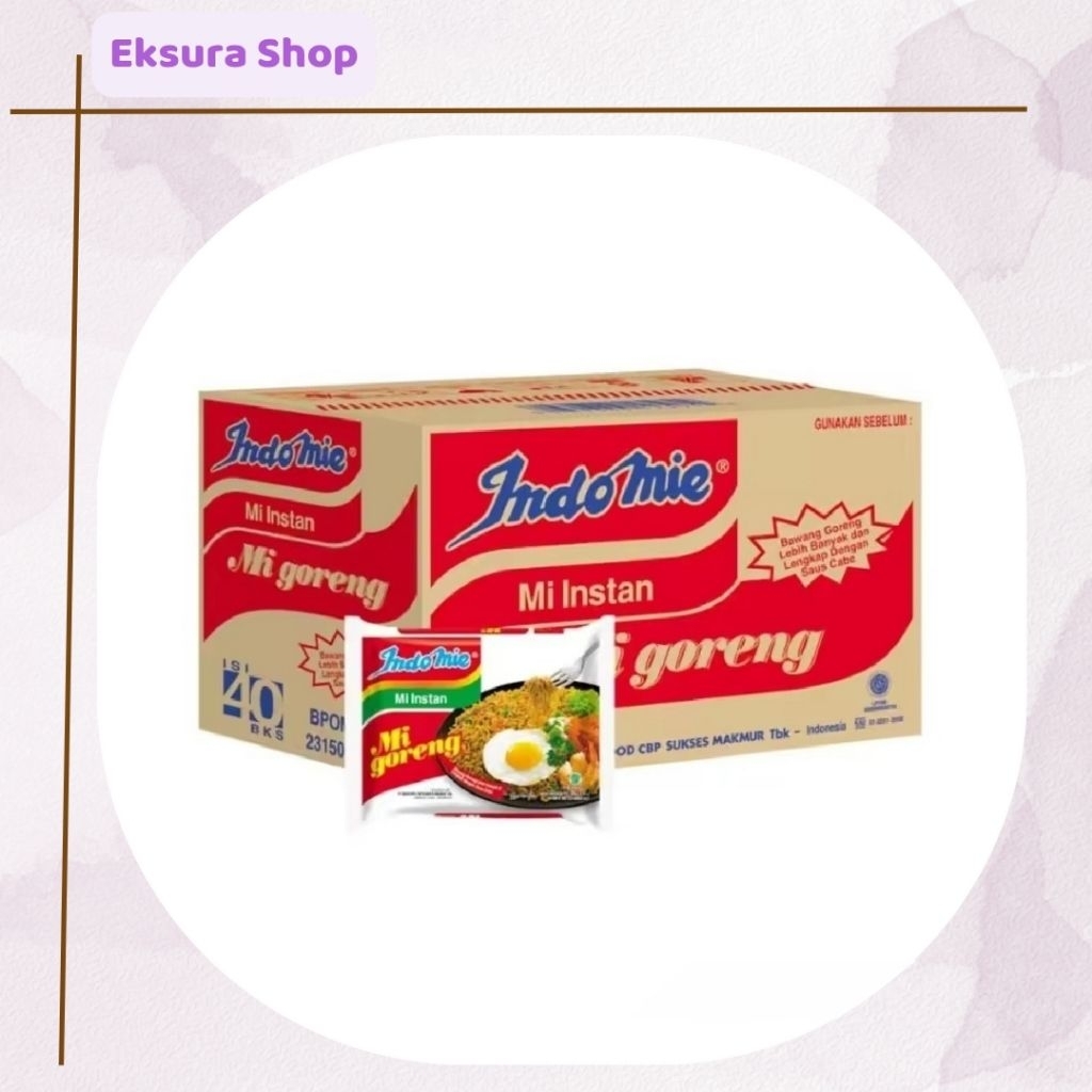 

Indomie Goreng 1 Dus isi 40 pcs