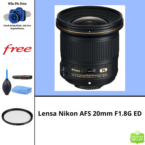 Lensa Nikon AF-S 20mm f1.8G ED / Lens Nikon