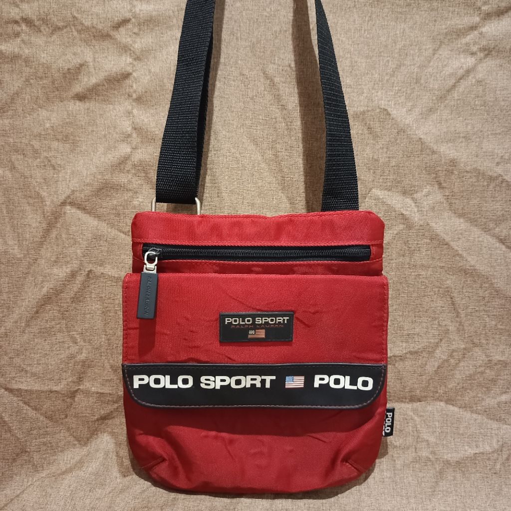 tas polo sport - sling polo sport - tas vintage - tas polo preloved - vintage bag