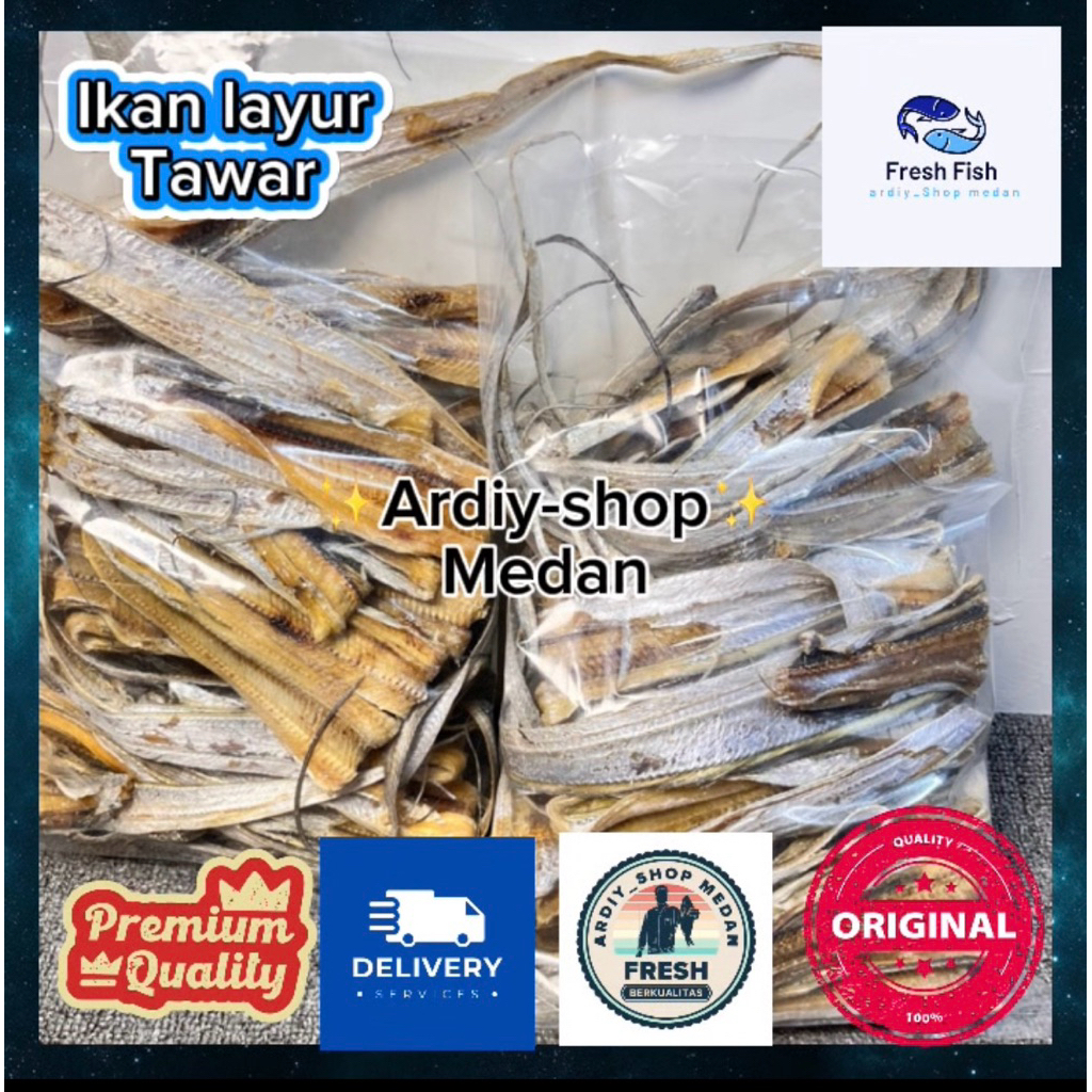 

ikan layur tawar kering belah super enak dan mantap