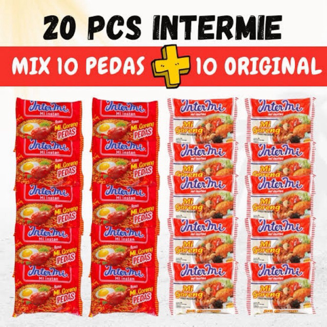 

(ISI 20 PCS) INTERMIE / SAKURA KALDU AYAM / EKO MIE GORENG
