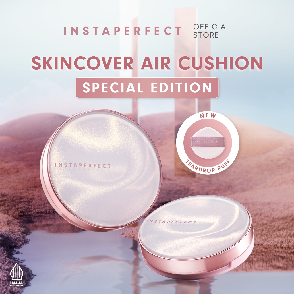 SPECIAL EDITION Instaperfect Skincover Air Cushion SPF 50++++ 11g - Make Up Cushion Foundation Blurr