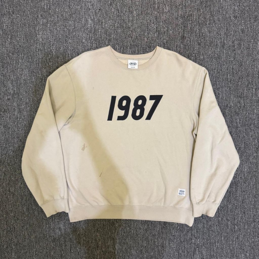 Mmlg 1987 crewneck logo bordir