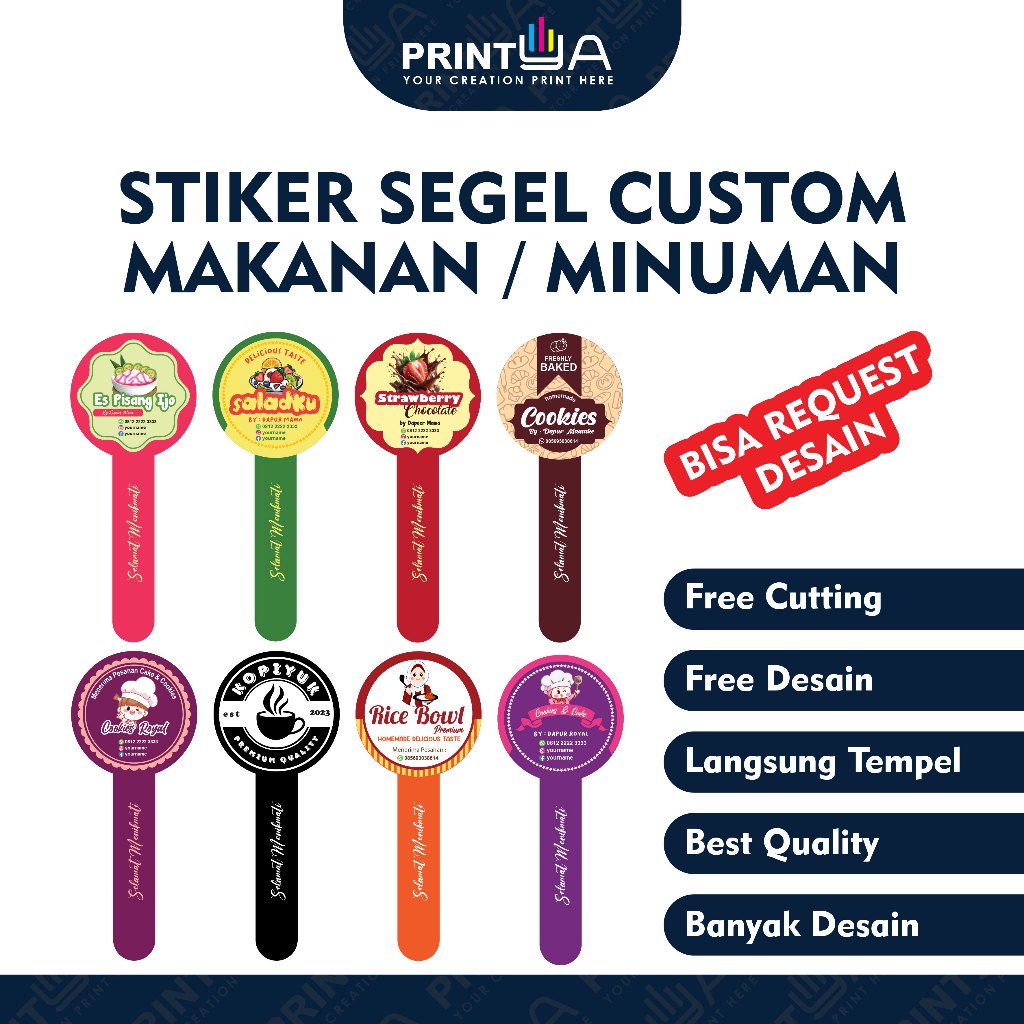 

stiker seal /stiker segel makanan/minuman-stiker makanan-stiker minuma / stiker custom