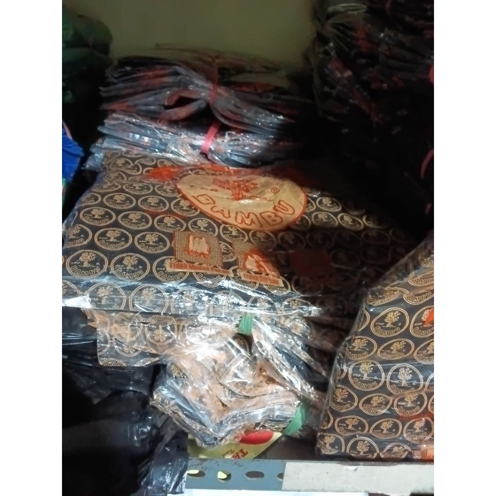 tas kresek BAMBU oren 24 hitam