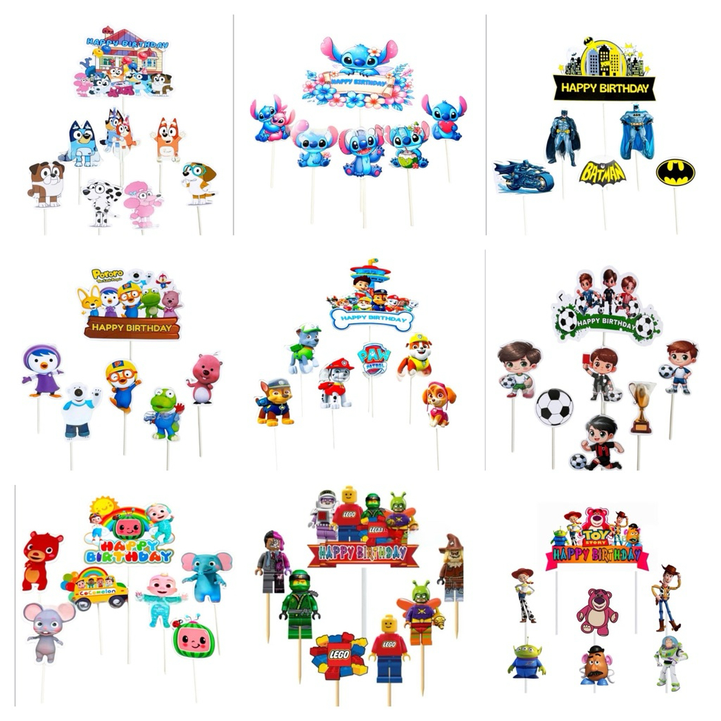 TOPPER TART KARAKTER LUCU TOY STORY PORORO