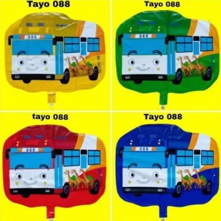 Balon Gas Karakter Bus Tayo 088
