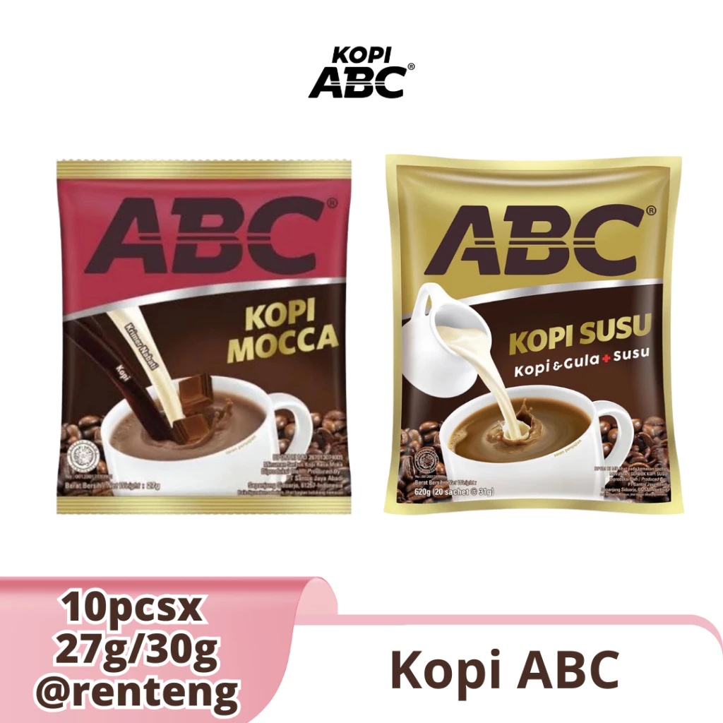 

ABC Kopi Susu (rencengan) isi 10 Sachet