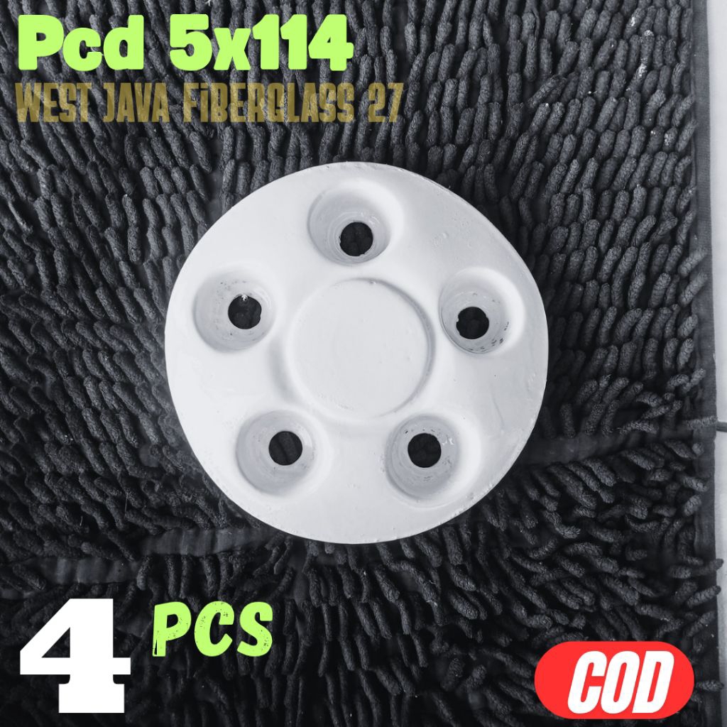 (1set) dop velg kaleng PCD 5x114 bisa untuk Ring 13/14/15/16/17/COD