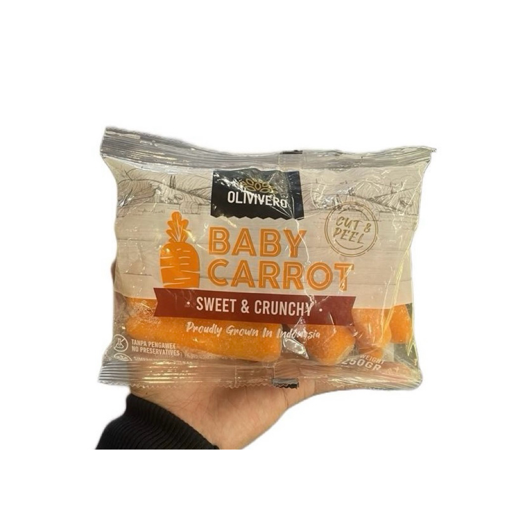 

Wortel Baby Carrot | Olivivero Baby Carot 250gram