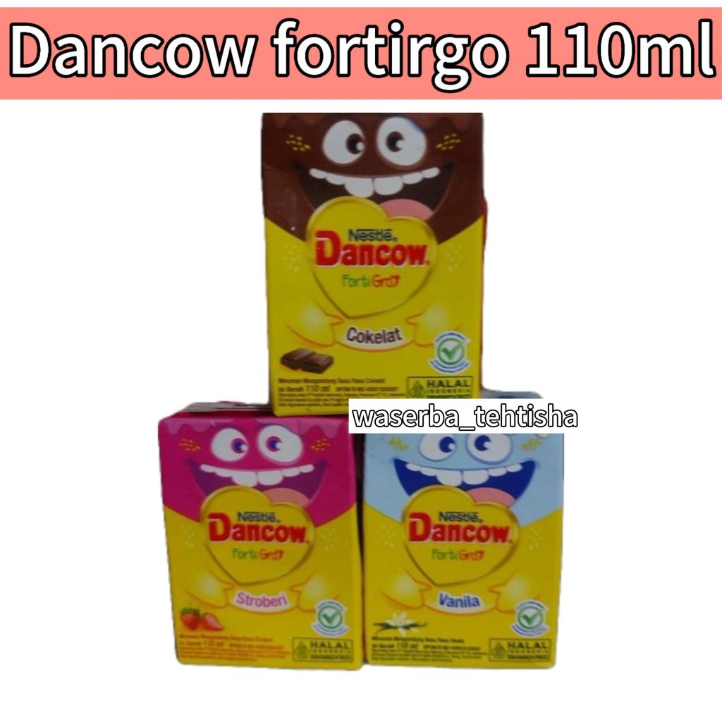

Susu dancow fortigro 110ml | susu dancow mini rasa coklat strawberi 110ml