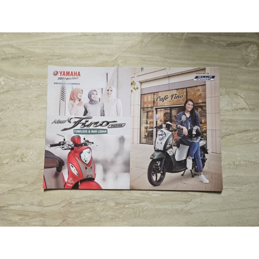 brosur katalog motor yamaha fino 125 2018 leaflet
