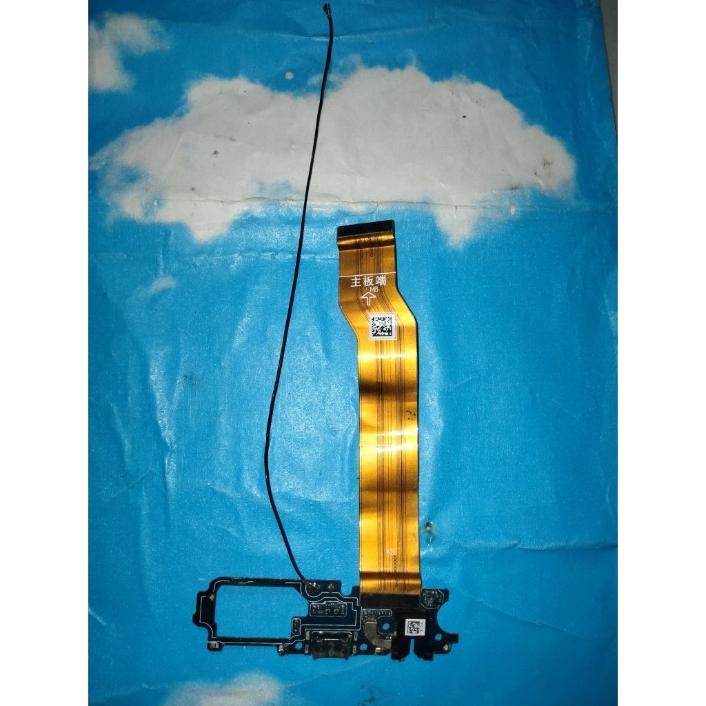 Konektor cas satu set Realme 6 original normal copotan asli