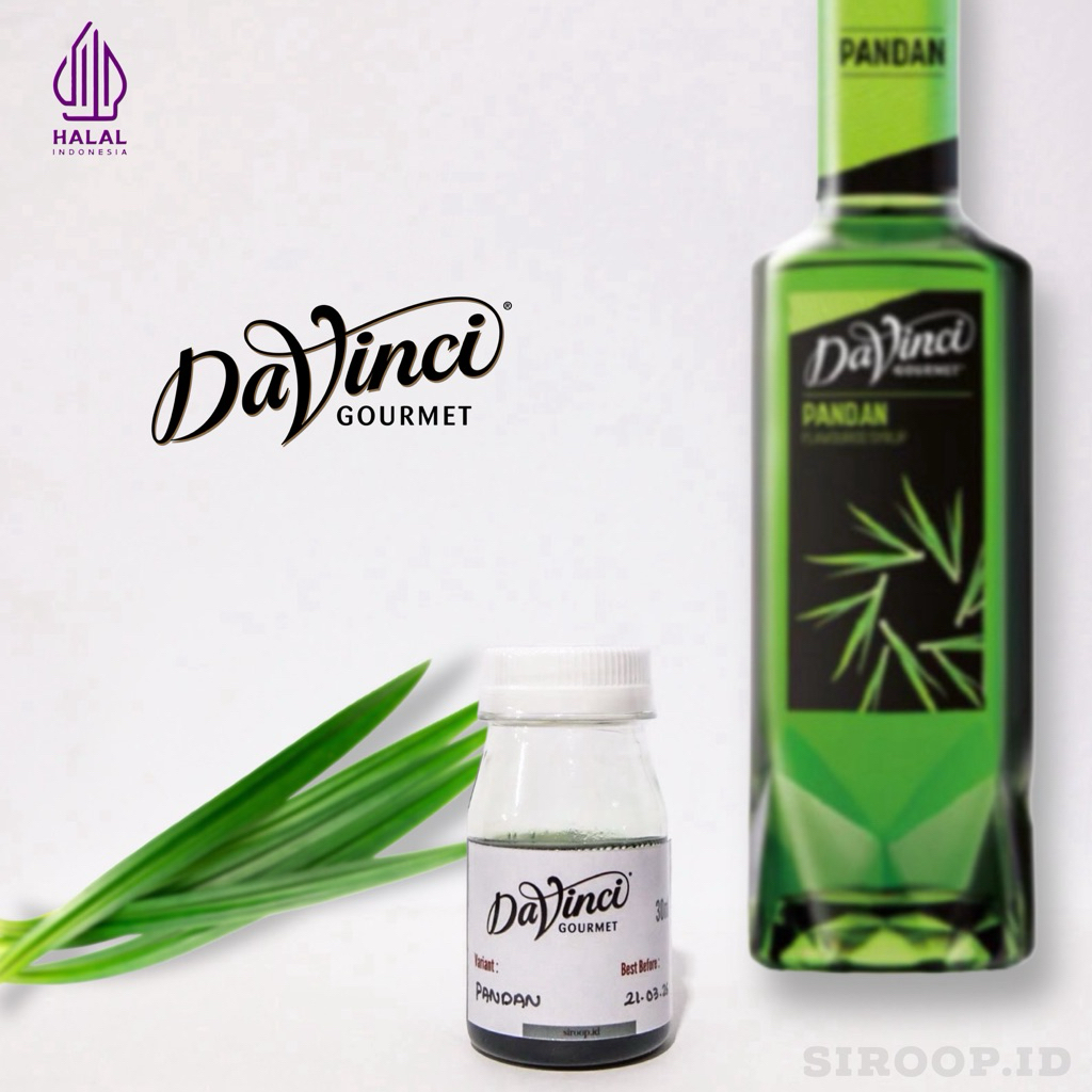 

Davinci Pandan Syrup Flavour Repack 30ml 75ml 100ml