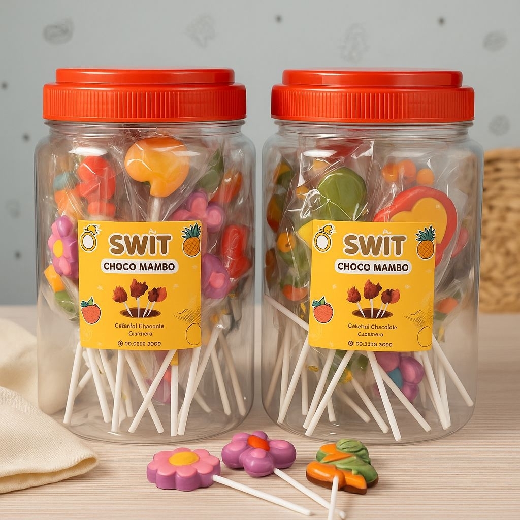 

Cokelat Karakter Toples Isi 20 pcs