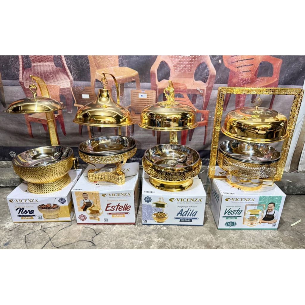 Prasmanan Pesta Vicenza Gold 8 Liter Motif Gantung
