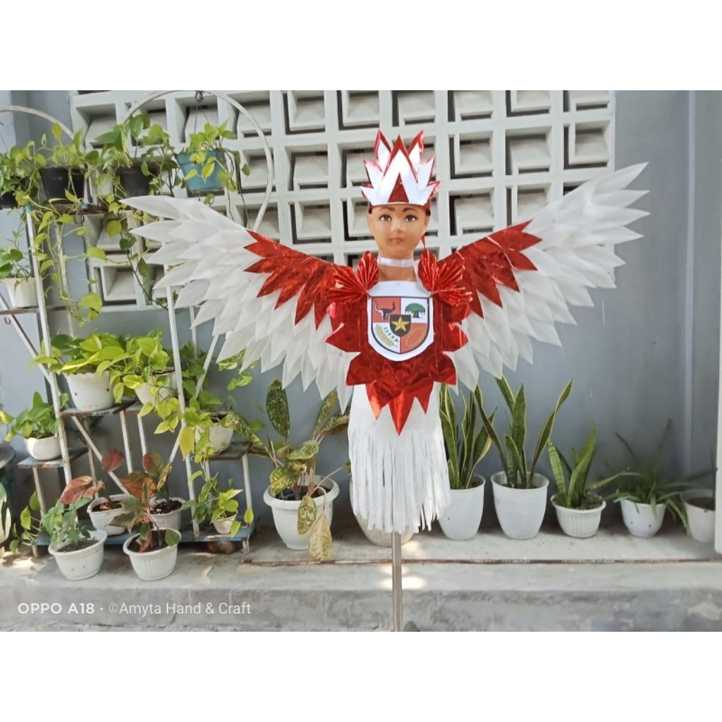 kostum karnaval Garuda merah putih 17 Agustus