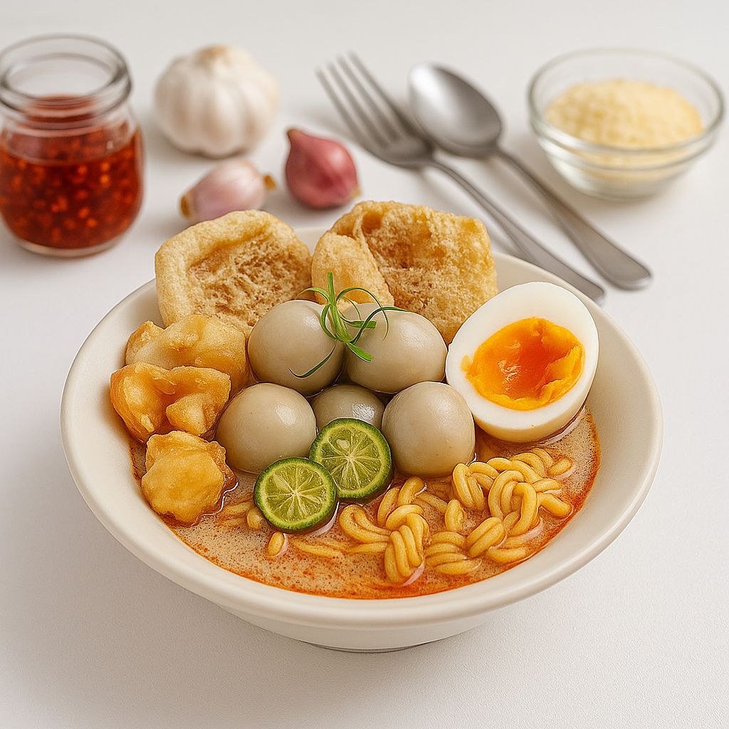 

Bakso Aci Garut Bacidut Kuah Keju