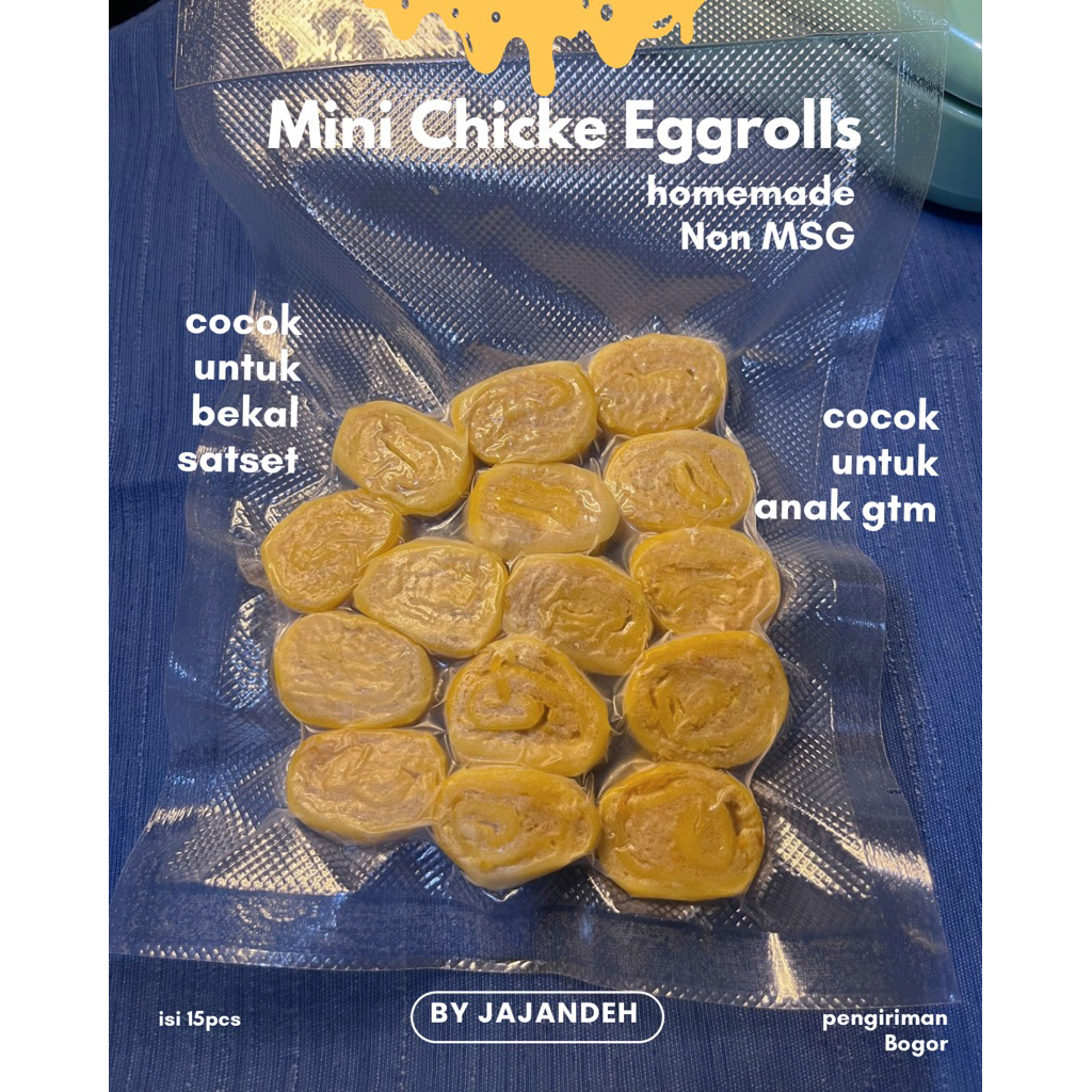 

MINI CHICKEN EGGROLLS - BY JAJANDEH (LAUK BEKAL)