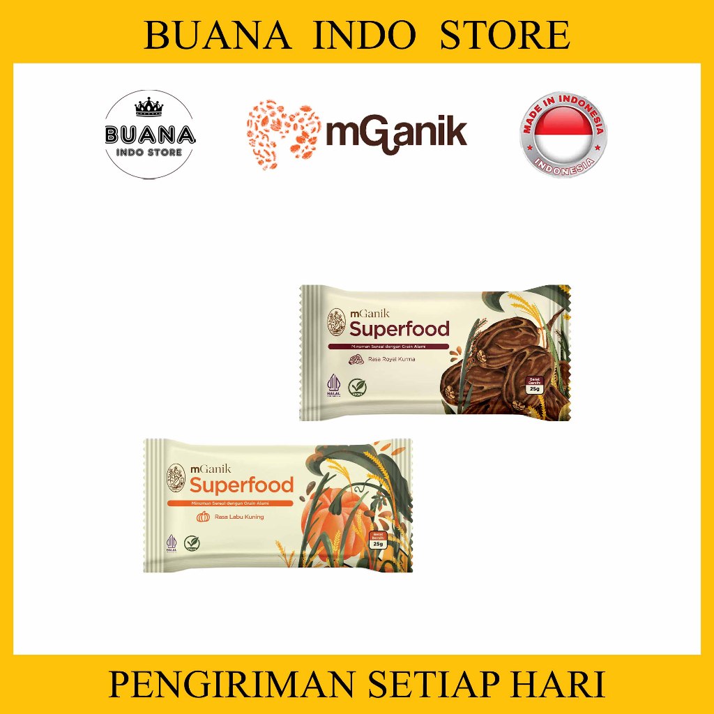 

mGanik Multigrain dan Superfood Sachet - Suplemen Diabetes Cegah Gula Darah Dan Kolesterol