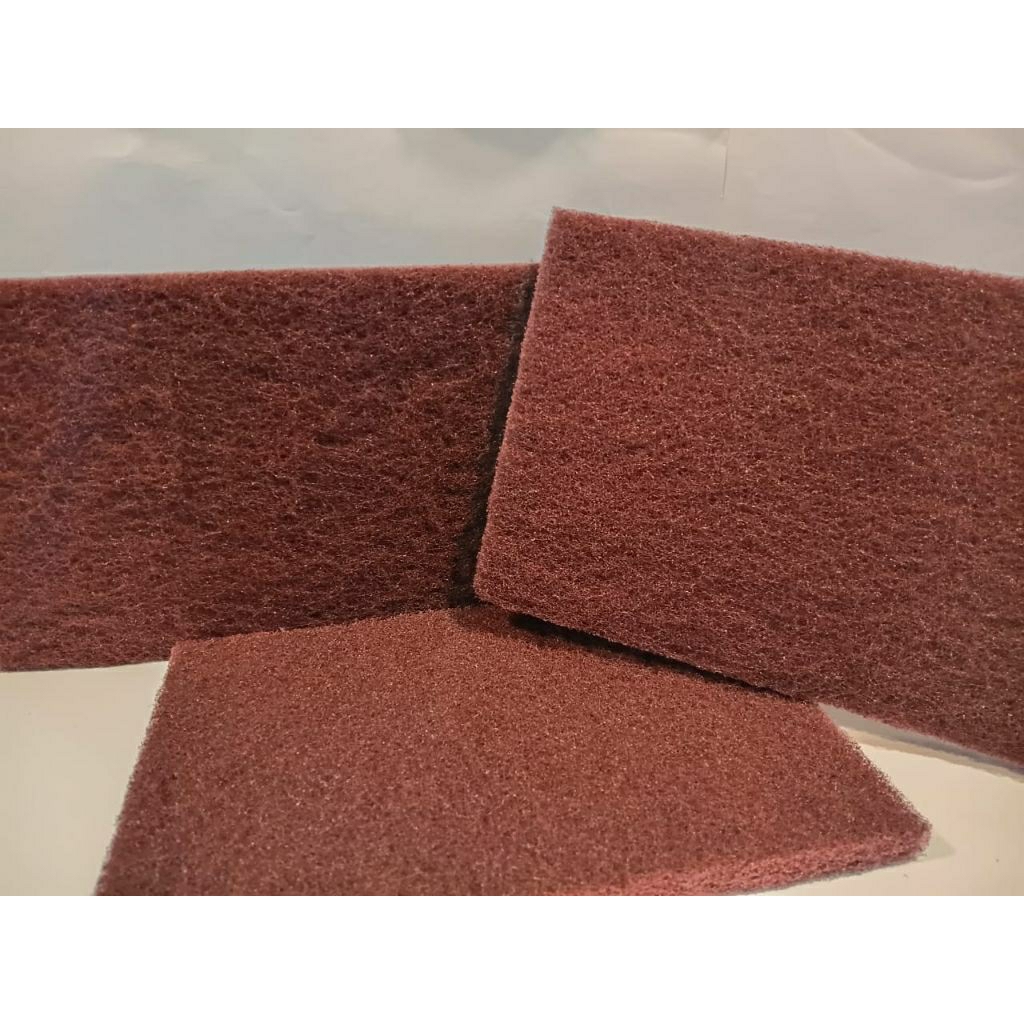 

Scothbrite 6"×9" warna maroon Tebal 11 mm