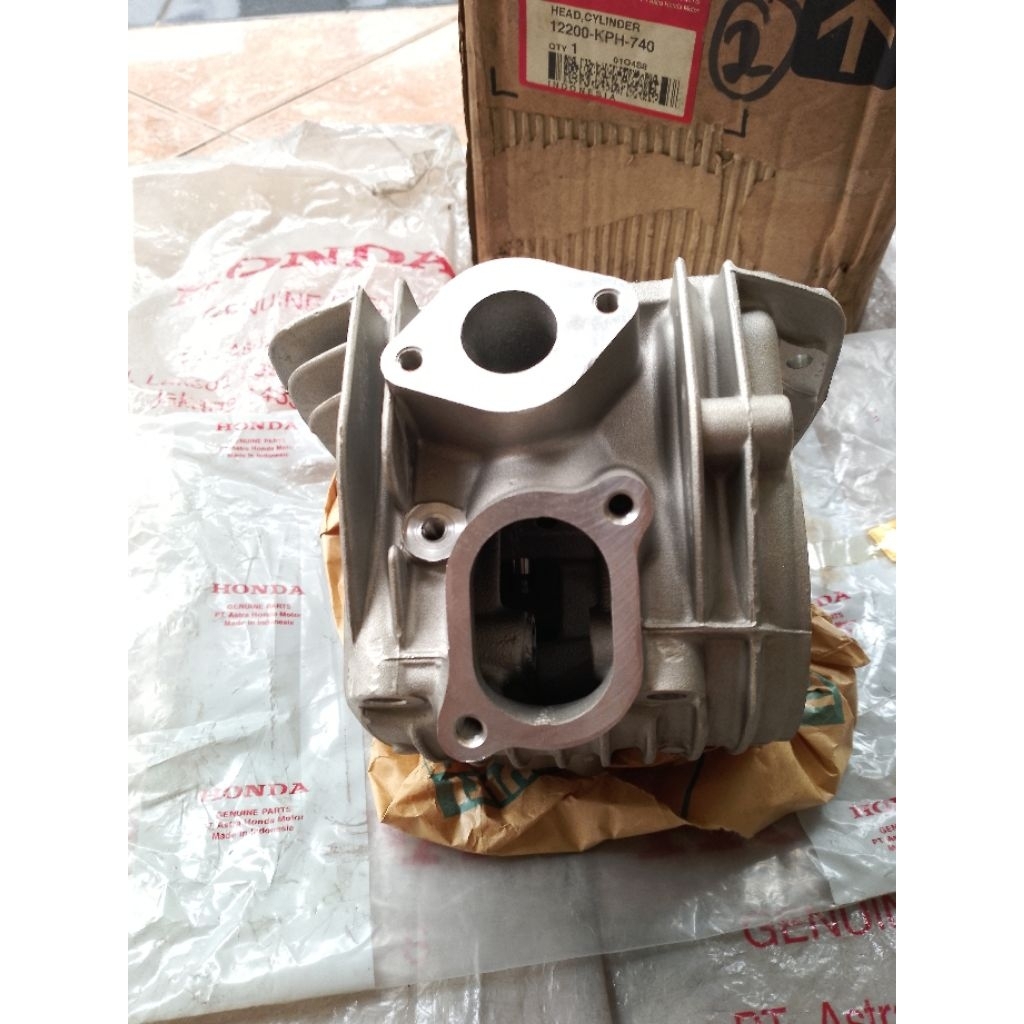 Cylinder Head Honda Karisma Kirana Supra X 125 Old Type Karbu KPH 740 Original AHM New Old Stock