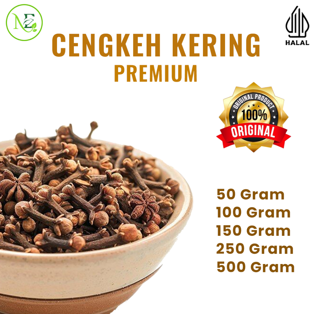 

Cengkeh Kering Bumbu dan rempah Alami 50g/100g/250g/500g