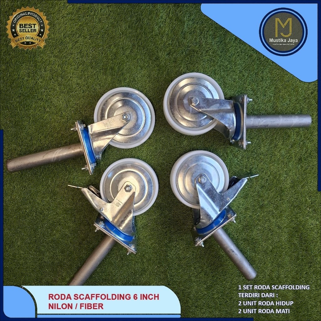 Roda Scaffolding Nylon 6 Inch Set / RODA STEGER