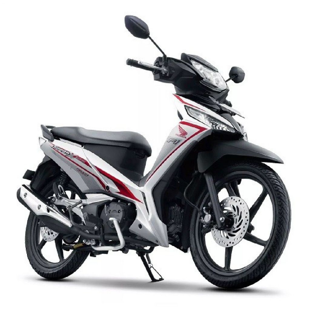 Cover Body Kanan kiri New Supra X 125 Fi Putih - Supra x 125 fi injeksi supra x 125 fi injeksi 2014 