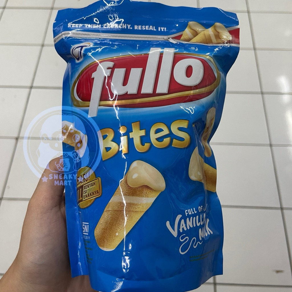 

Fullo wafer roll mini vanilla Pouch 70 gram